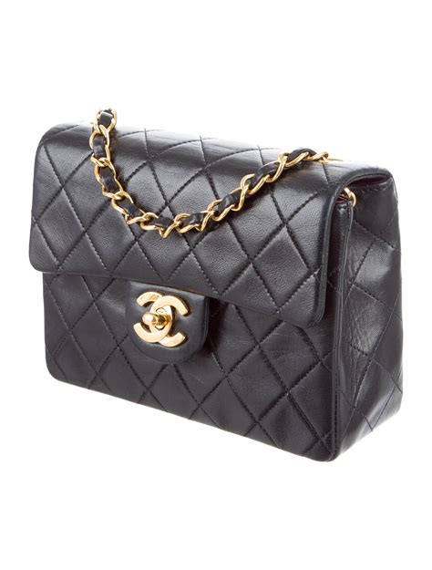 chanel classic mini square flap bag size|mini flap bag Chanel 2021.